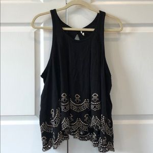 Brand new worn once Free People black tank